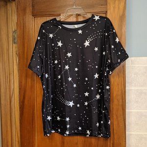 NWT Pixie Lady star shirt 2x constellation
